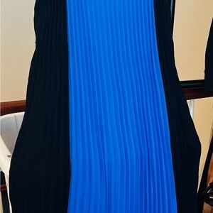 Banana Republic Asymmetrical Blue and Black Dress